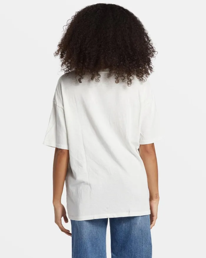 Billabong Vision Of Paradise TShirt Salt Crystal Womens Tops Billabong Vision Of Paradise TShirt Salt Crystal Womens Tops