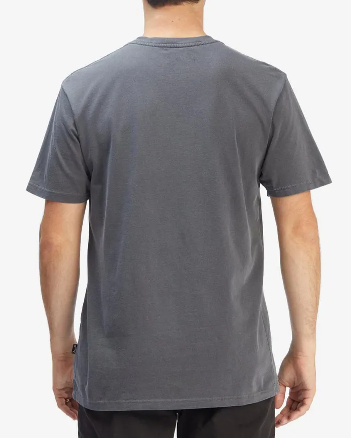 Billabong Wave Washed Short Sleeve TShirt Charcoal Mens Essentials TShirts Billabong Wave Washed Short Sleeve TShirt Charcoal Mens Essentials TShirts