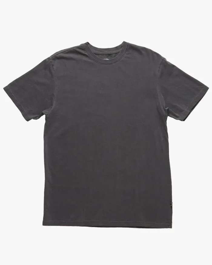 Billabong Wave Washed Short Sleeve TShirt Charcoal Mens Essentials TShirts Billabong Wave Washed Short Sleeve TShirt Charcoal Mens Essentials TShirts