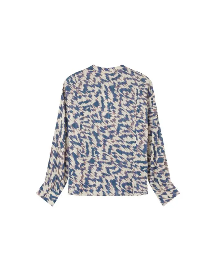BLOUSE BLEU MAGDA Shop Grace and Mila Patterned Blouses