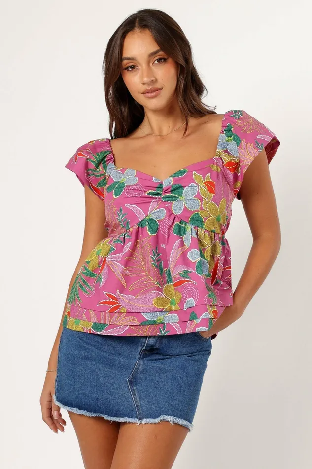 Blouses and Shirts Petal and Pup Women Annalise Top Pearly Purple