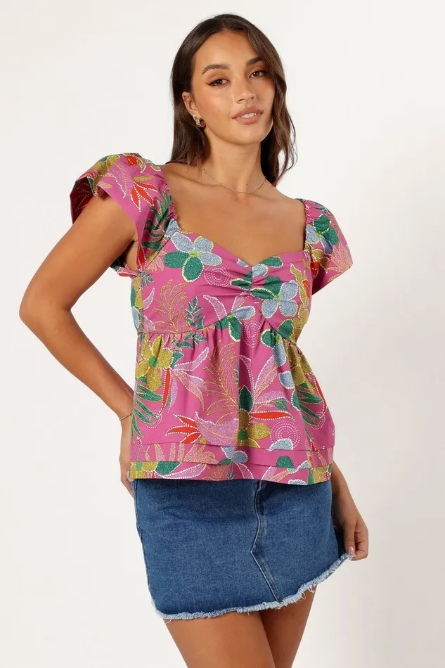 Blouses and Shirts Petal and Pup Women Annalise Top Pearly Purple