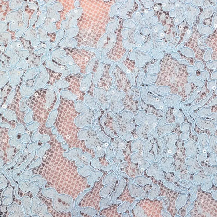 Blue Lace Flared Midi Skirt Women Self Portrait Bottoms