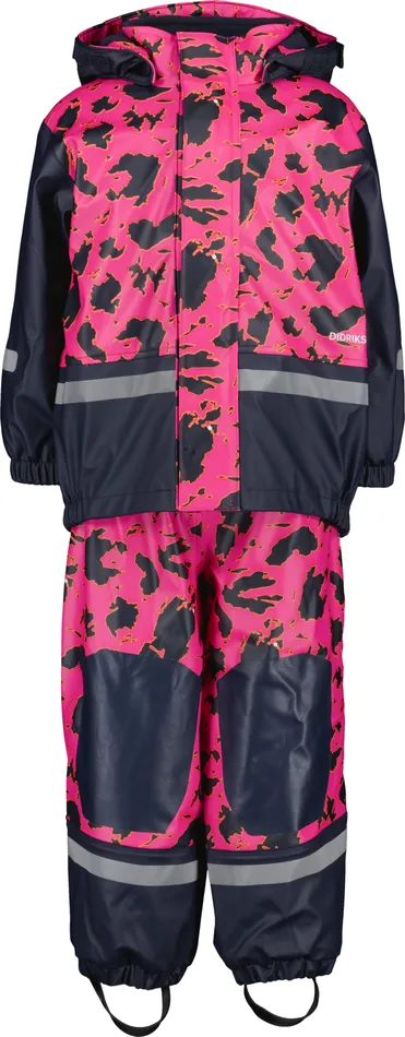 Boardman Kids039 Set Printed Galon Grundsund Filled Pink Kids Didriksons Lined Rain Set