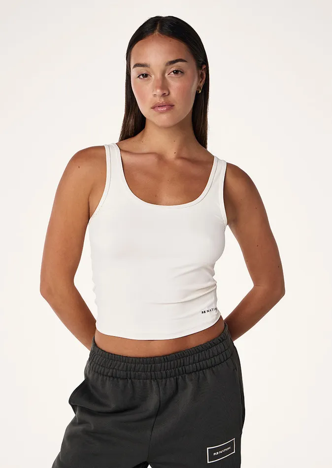 Bodyluxe PE Nation Women ELEMENTAL TANK IN WHISPER WHITE