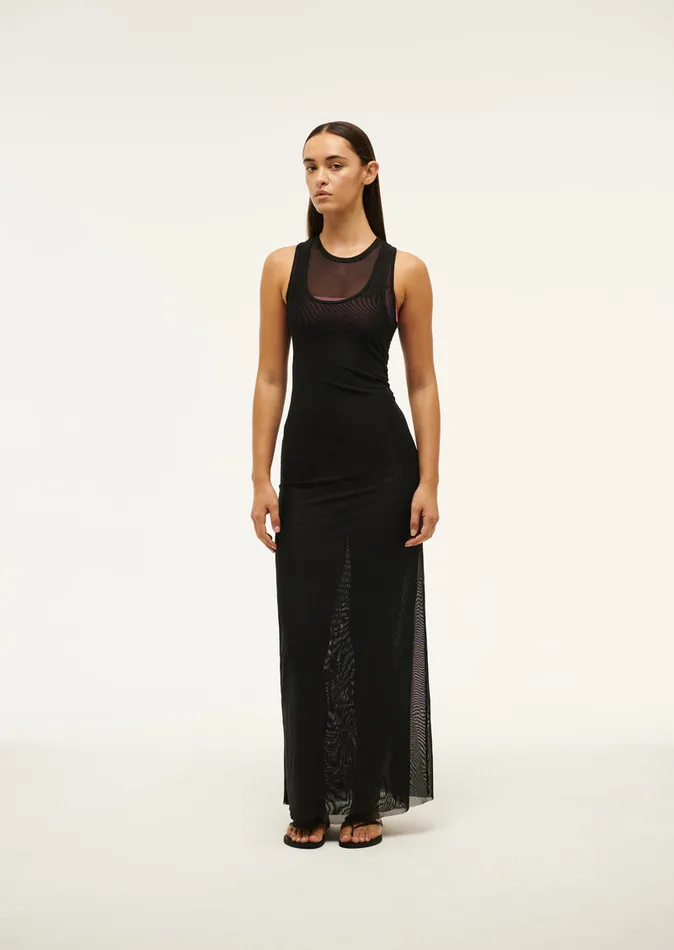 Bodysuits Women DISCOVERY MESH DRESS IN BLACK PE Nation