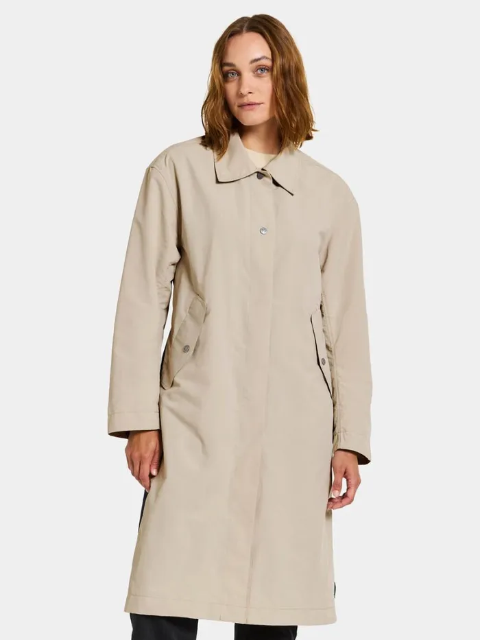 Bonnie Coat Beigedk Blue Women Didriksons Spring Jackets