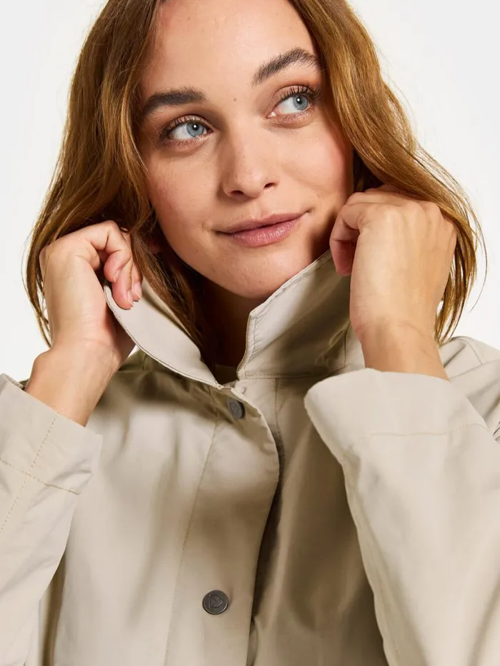 Bonnie Coat Beigedk Blue Women Didriksons Spring Jackets