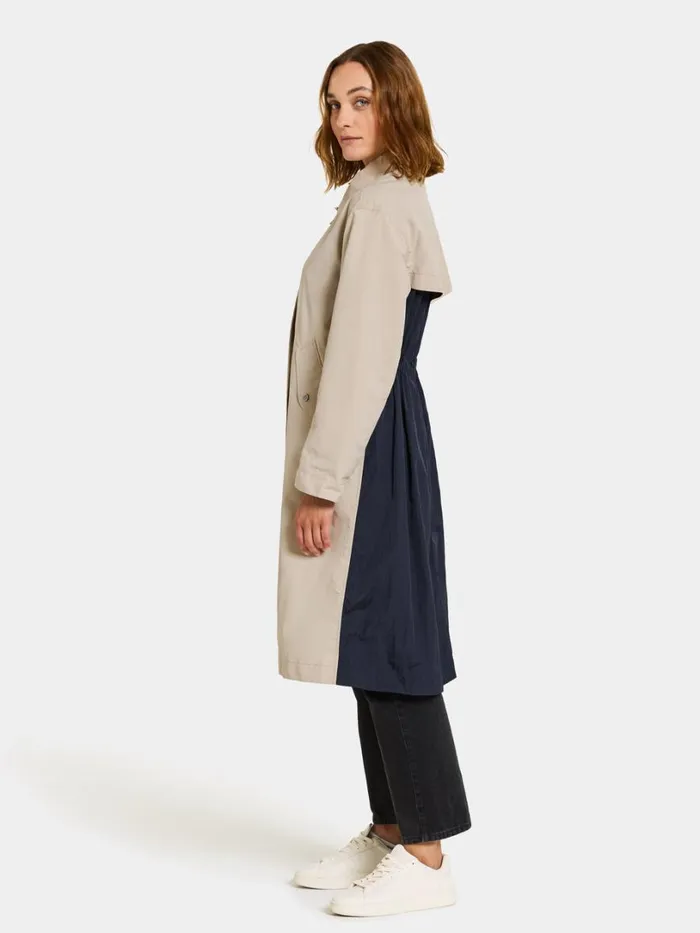 Bonnie Coat Beigedk Blue Women Didriksons Spring Jackets
