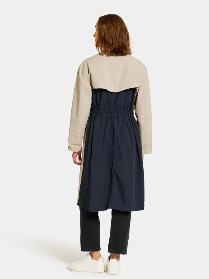 Bonnie Coat Beigedk Blue Women Didriksons Spring Jackets