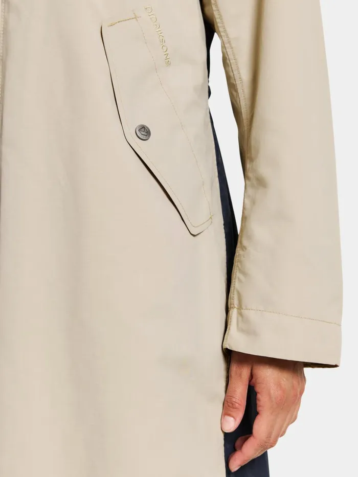 Bonnie Coat Beigedk Blue Women Didriksons Spring Jackets
