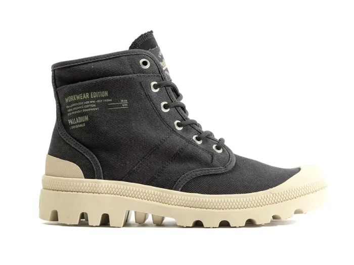 Boots Kids PALLADIUM PALLABROUSSE WORKWEAR Black
