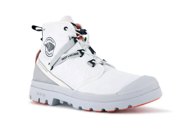 Boots Kids PALLADIUM PAMPA TRAVEL LITE WATERPROOF Star White