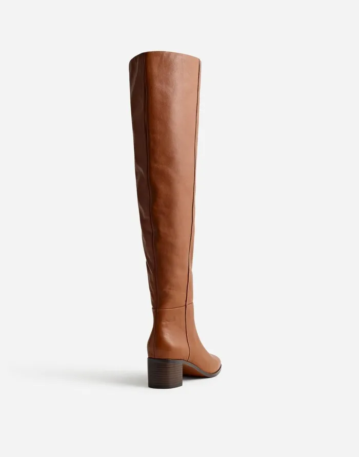 Boots Women Madewell The Adaline OvertheKnee Boot Hazelnut