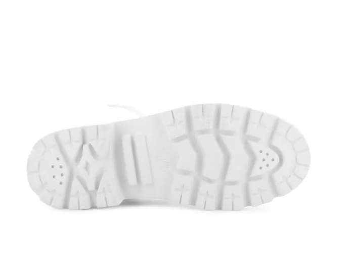 Boots Women PALLADIUM PALLABASE LEATHER Whiteblack Boots Women PALLADIUM PALLABASE LEATHER Whiteblack