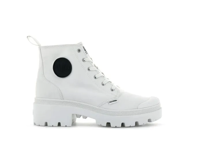 Boots Women PALLADIUM PALLABASE TWILL Star White