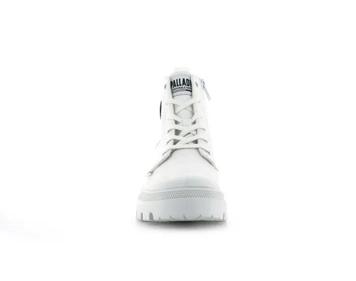Boots Women PALLADIUM PALLABASE TWILL Star White Boots Women PALLADIUM PALLABASE TWILL Star White