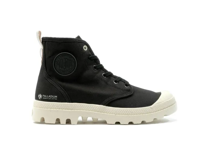 Boots Women PALLADIUM PAMPA HI ZIP ORGANIC Black