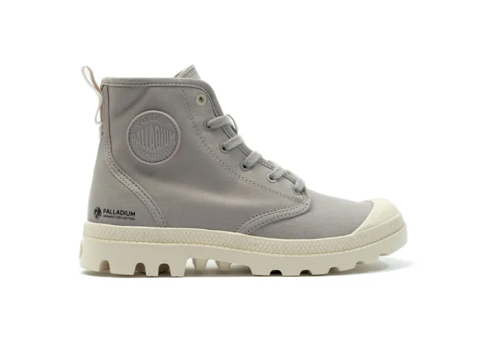 Boots Women PALLADIUM PAMPA HI ZIP ORGANIC Grey Berry