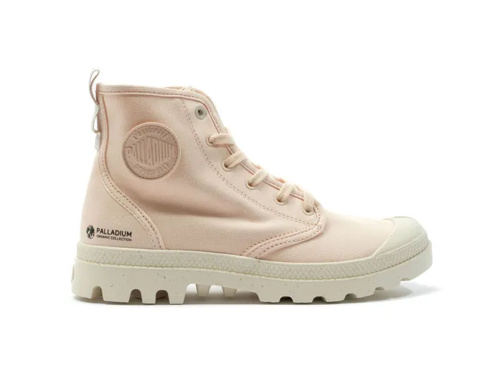 Boots Women PALLADIUM PAMPA HI ZIP ORGANIC Peaskin