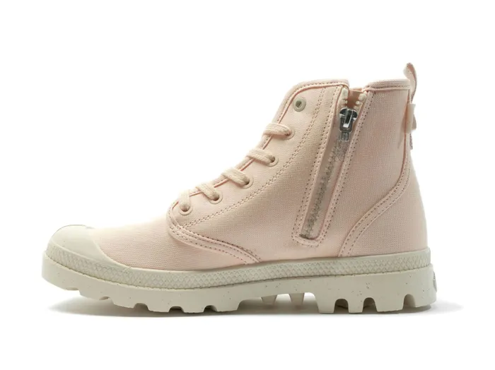 Boots Women PALLADIUM PAMPA HI ZIP ORGANIC Peaskin Boots Women PALLADIUM PAMPA HI ZIP ORGANIC Peaskin