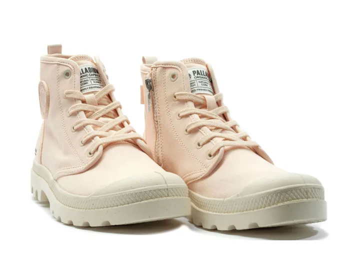 Boots Women PALLADIUM PAMPA HI ZIP ORGANIC Peaskin Boots Women PALLADIUM PAMPA HI ZIP ORGANIC Peaskin
