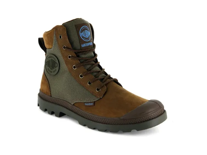 Boots Women PALLADIUM PAMPA SPORT CUFF WPN Bridle Brownmoon Mist Boots Women PALLADIUM PAMPA SPORT CUFF WPN Bridle Brownmoon Mist