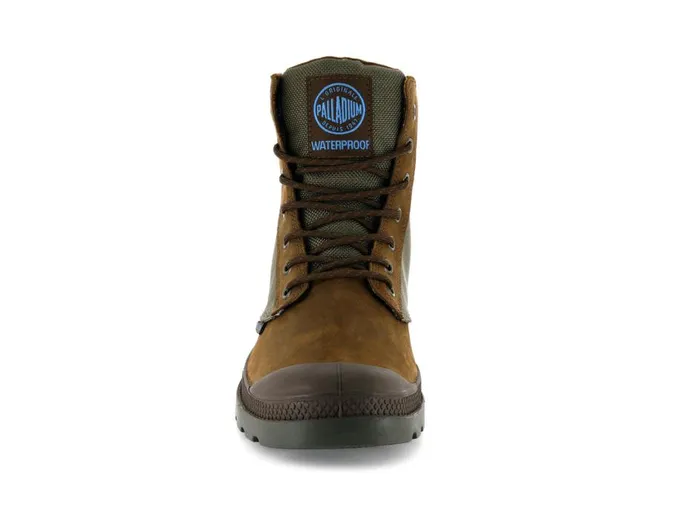 Boots Women PALLADIUM PAMPA SPORT CUFF WPN Bridle Brownmoon Mist Boots Women PALLADIUM PAMPA SPORT CUFF WPN Bridle Brownmoon Mist