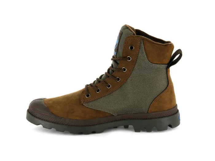 Boots Women PALLADIUM PAMPA SPORT CUFF WPN Bridle Brownmoon Mist Boots Women PALLADIUM PAMPA SPORT CUFF WPN Bridle Brownmoon Mist