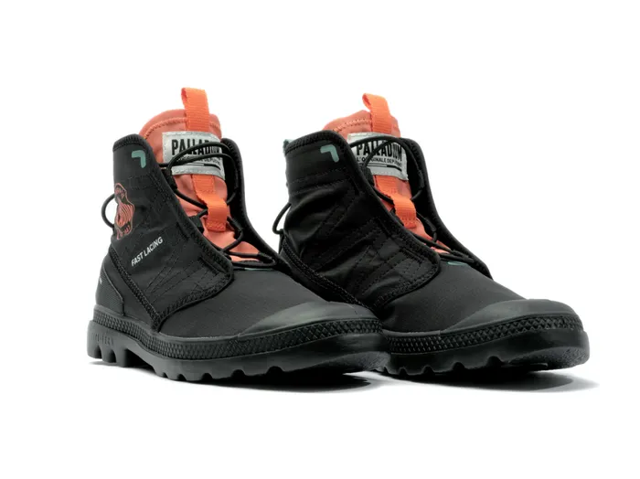 Boots Women PALLADIUM PAMPA TRAVEL LITE RS Black Boots Women PALLADIUM PAMPA TRAVEL LITE RS Black