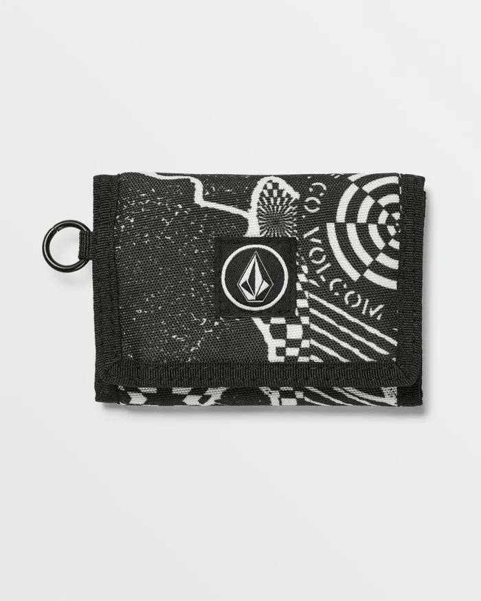 Box Stone Wallet 8211 Black White Mens Volcom Belts and Wallets