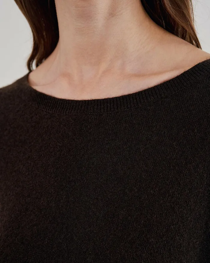 BOYFRIEND SWEATER Ivory Women Nili Lotan Knits and Sweaters