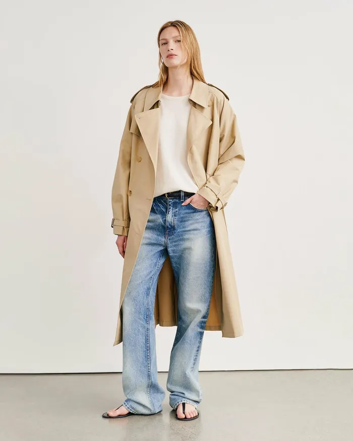 BOYFRIEND SWEATER Ivory Women Nili Lotan Knits and Sweaters