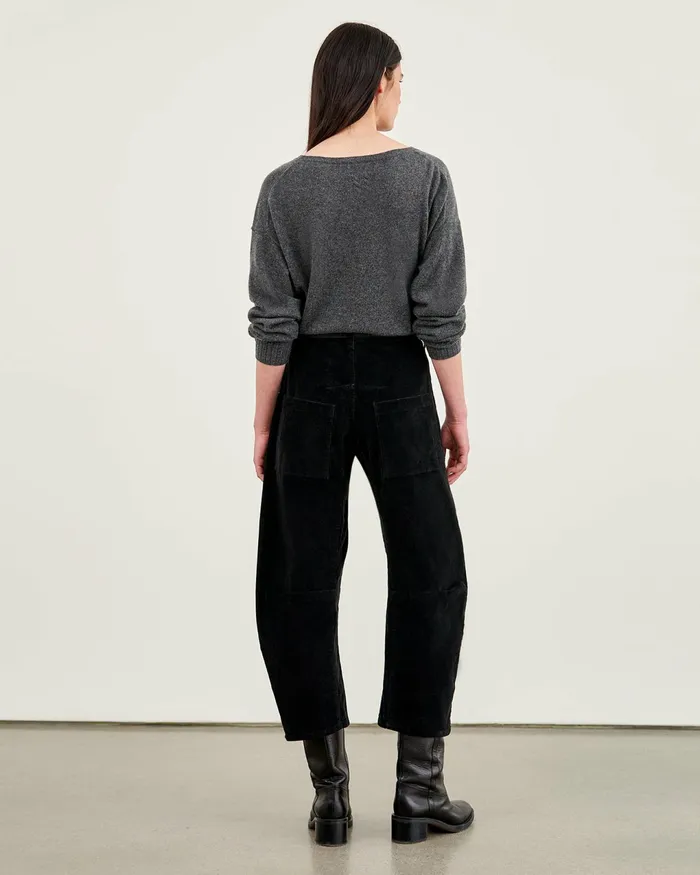 BOYFRIEND SWEATER Ivory Women Nili Lotan Knits and Sweaters