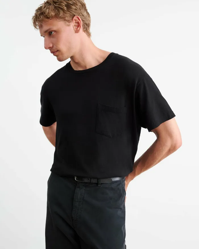 BRANDON TEE Cocoa Men Nili Lotan Tees