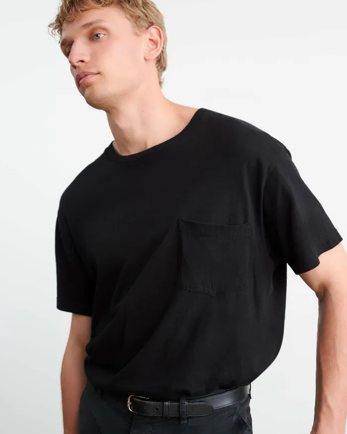BRANDON TEE Cocoa Men Nili Lotan Tees