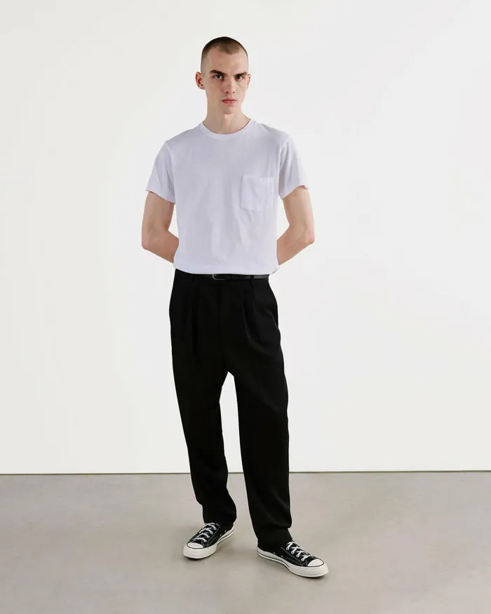 BRANDON TEE Cocoa Men Nili Lotan Tees