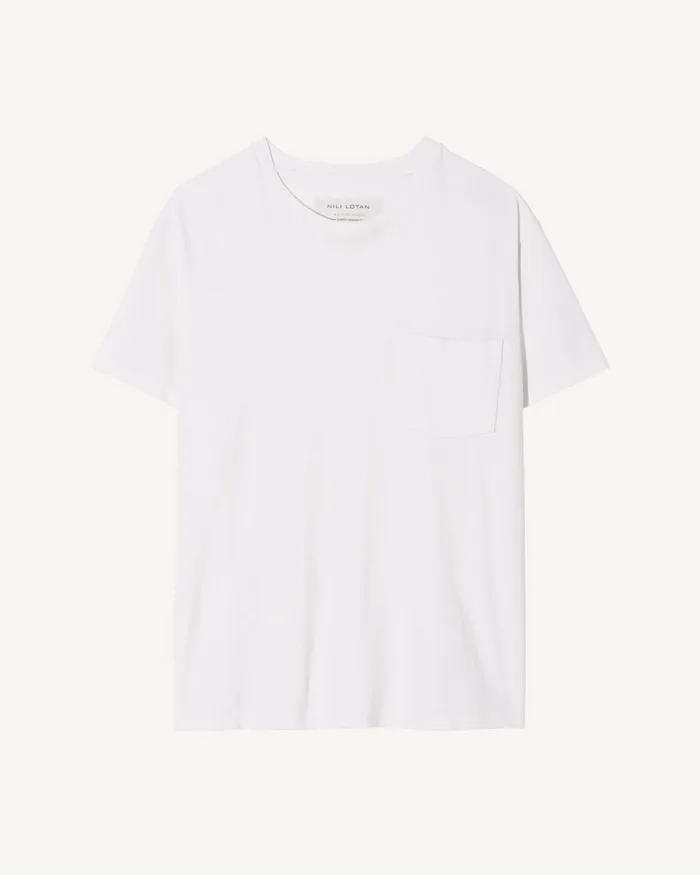 BRANDON TEE Cocoa Men Nili Lotan Tees