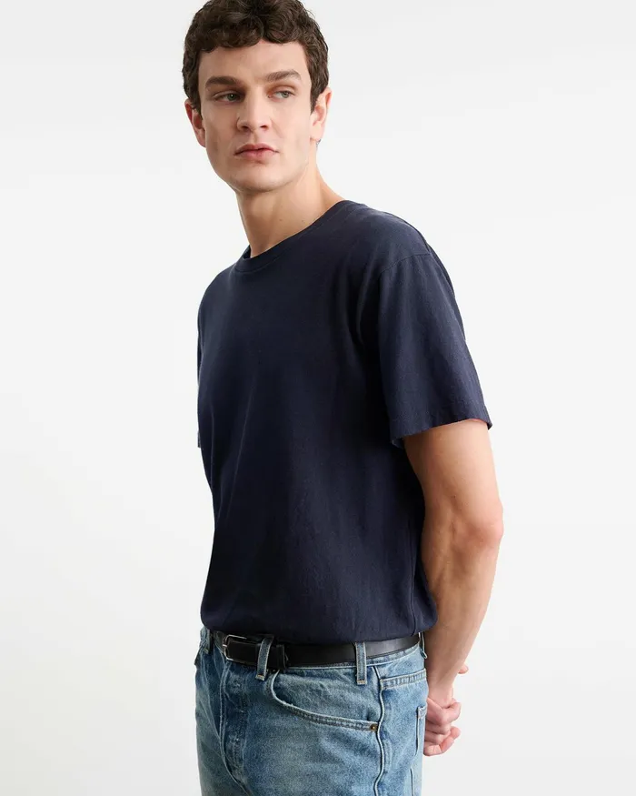 BRANDON TEE Cocoa Men Nili Lotan Tees