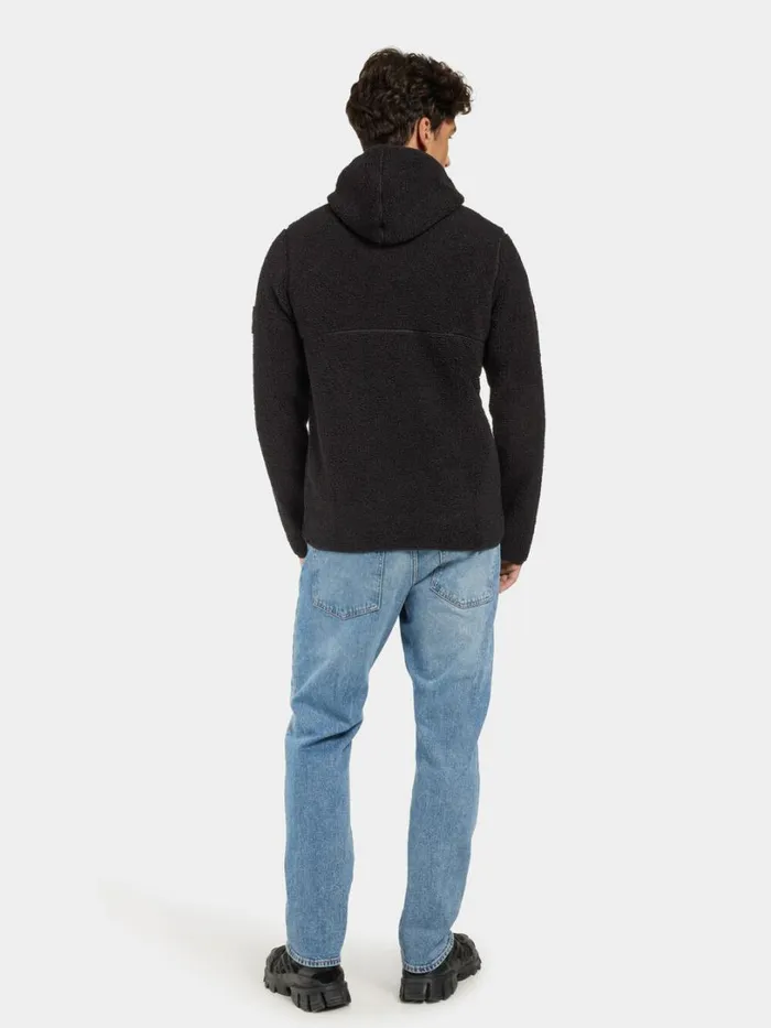 Bror Men039s FullZip 3 Black Men Didriksons Fleece and Midlayers