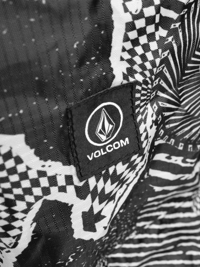 Bt Packable Backpack 8211 Black White Mens Volcom Bags and Backpacks