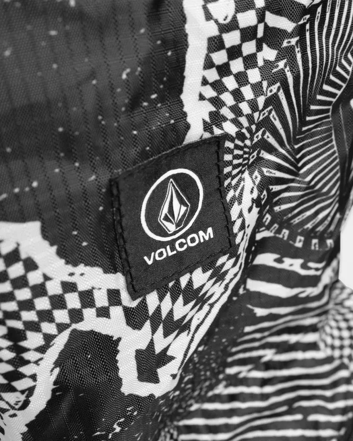 Bt Packable Backpack 8211 Black White Mens Volcom Bags and Backpacks