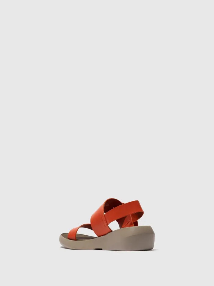 Buckle Sandals BANI739FLY SCARLET Women Fly London Sandals