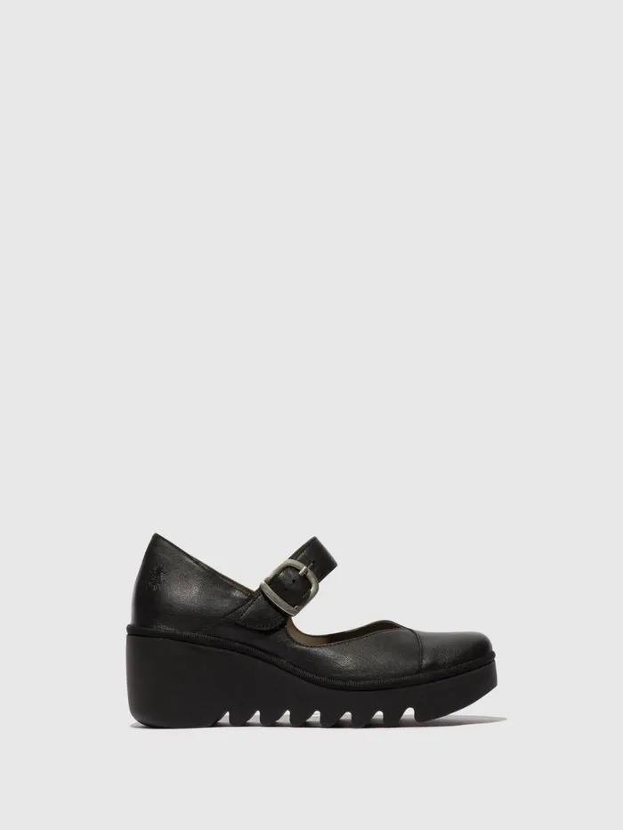 Buckle Shoes BAXE428FLY BLACK Women Fly London Shoes