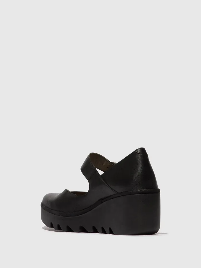 Buckle Shoes BAXE428FLY BLACK Women Fly London Shoes