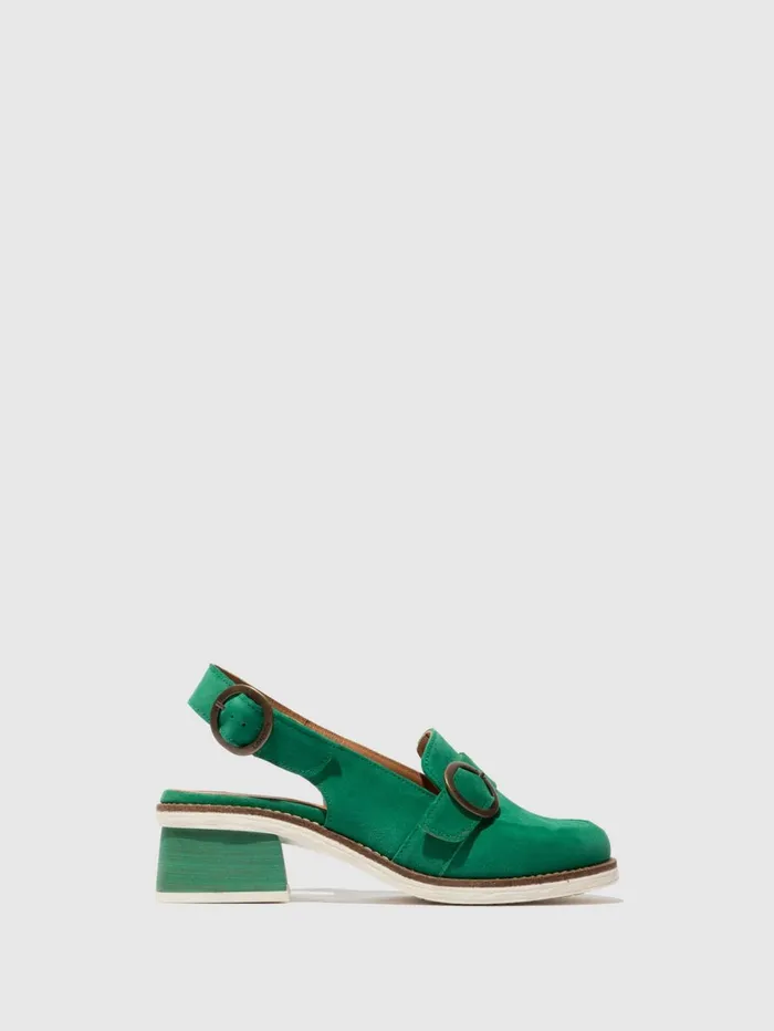 Buckle Shoes CUTH094FLY GREEN Women Fly London Shoes