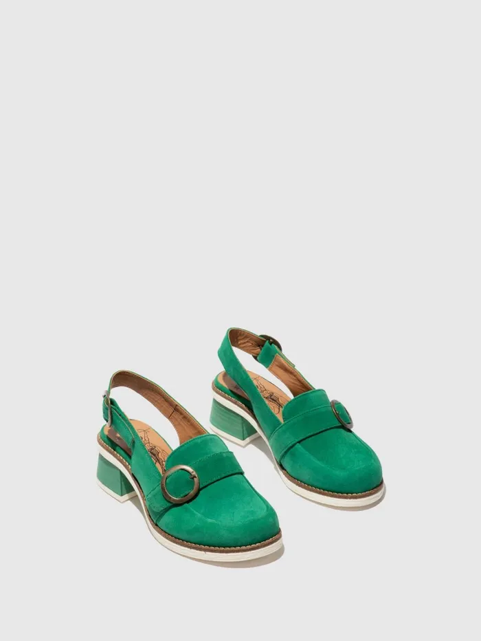 Buckle Shoes CUTH094FLY GREEN Women Fly London Shoes