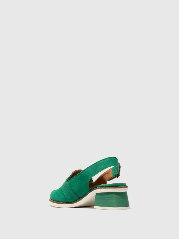 Buckle Shoes CUTH094FLY GREEN Women Fly London Shoes