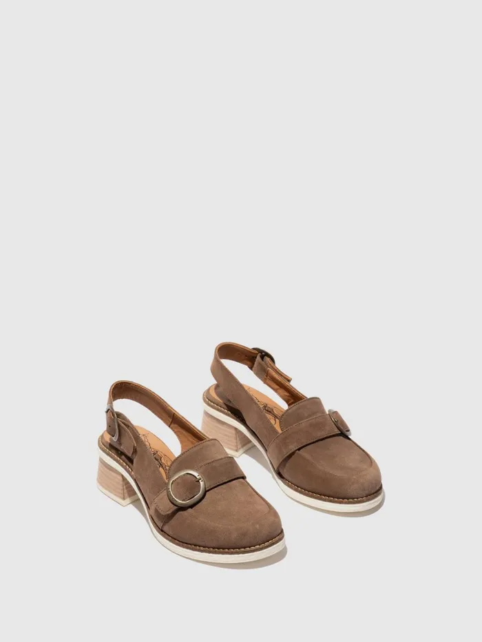 Buckle Shoes CUTH094FLY TAUPE Women Fly London Shoes