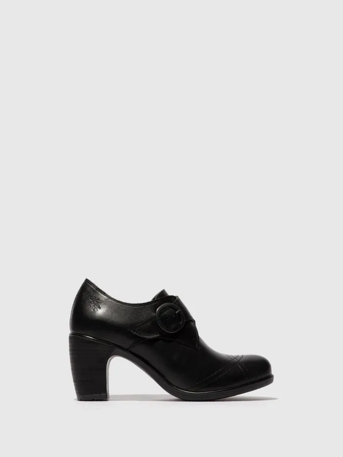 Buckle Shoes KEXI176FLY BLACK Women Fly London Shoes